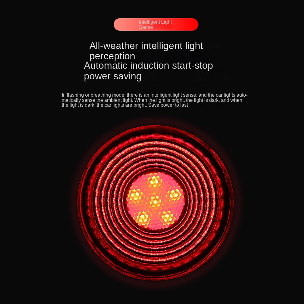 Bicycle Taillight Warning USB Charging Wireless Remote Control Smart Speaker Electric Bell Waterproof Cycling Equipment A8