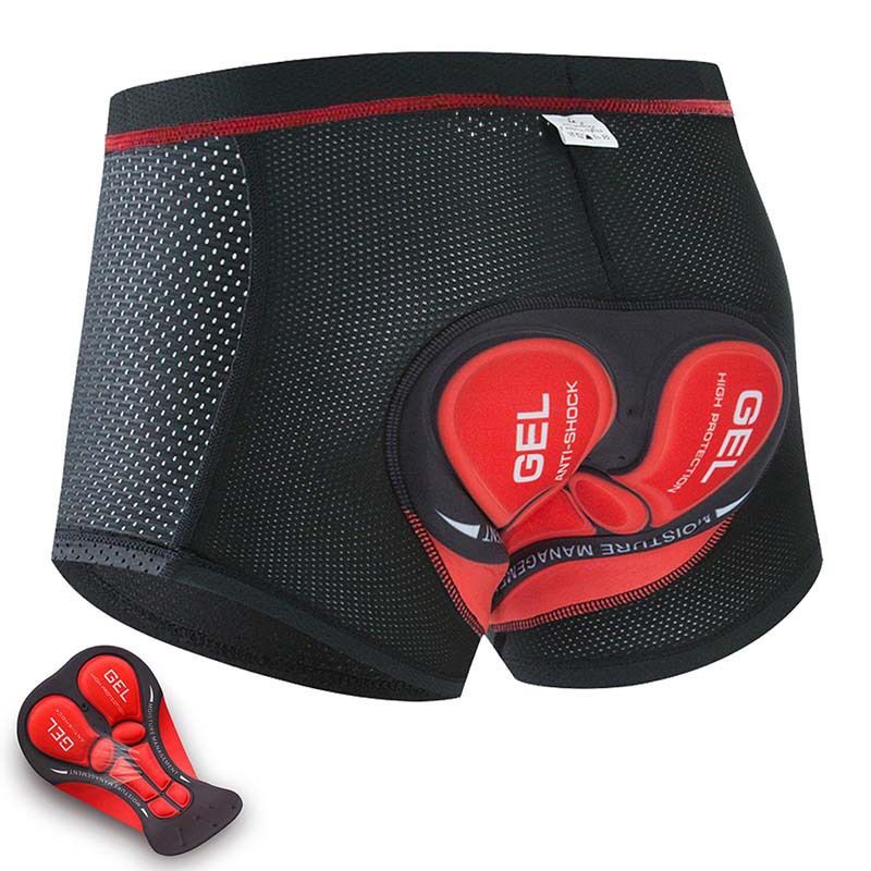 Bicycle Cycling Underwear Men's Thickened Silicone Mountain Cycling Pants Quick-Drying Road Bike Shorts Four Seasons Bicycle Equipment