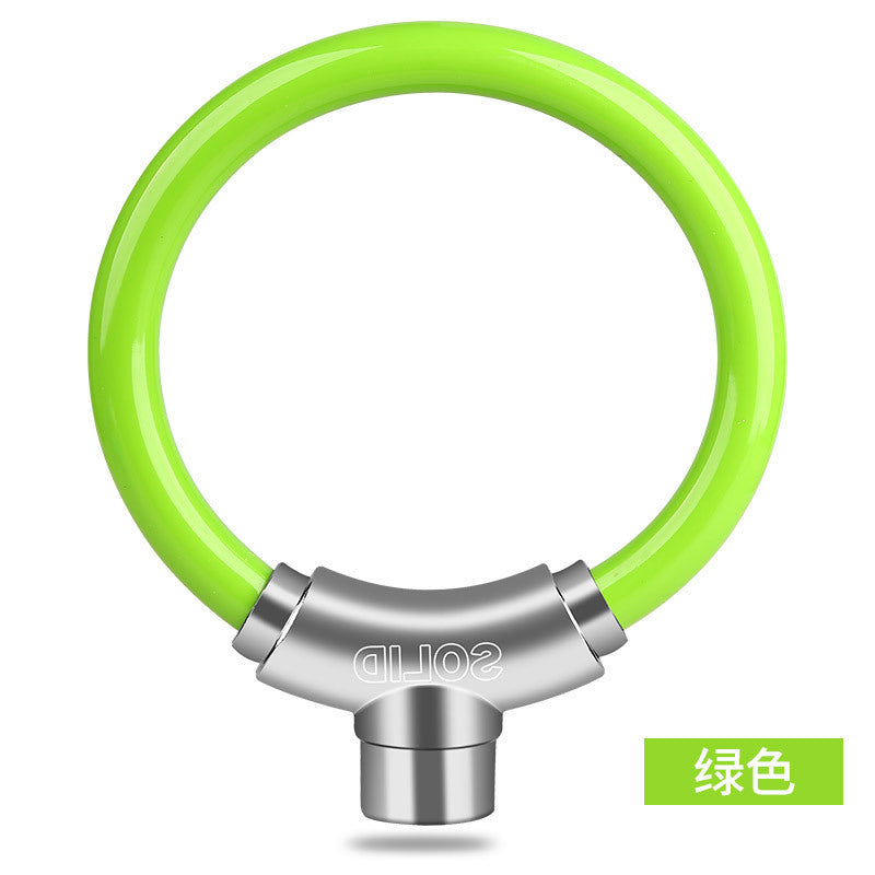 21 Bicycle Lock Cycling Fixture Circular Lock Anti-Theft Cable Lock Mountain Highway Vehicle Portable Bicycle Ring Lock