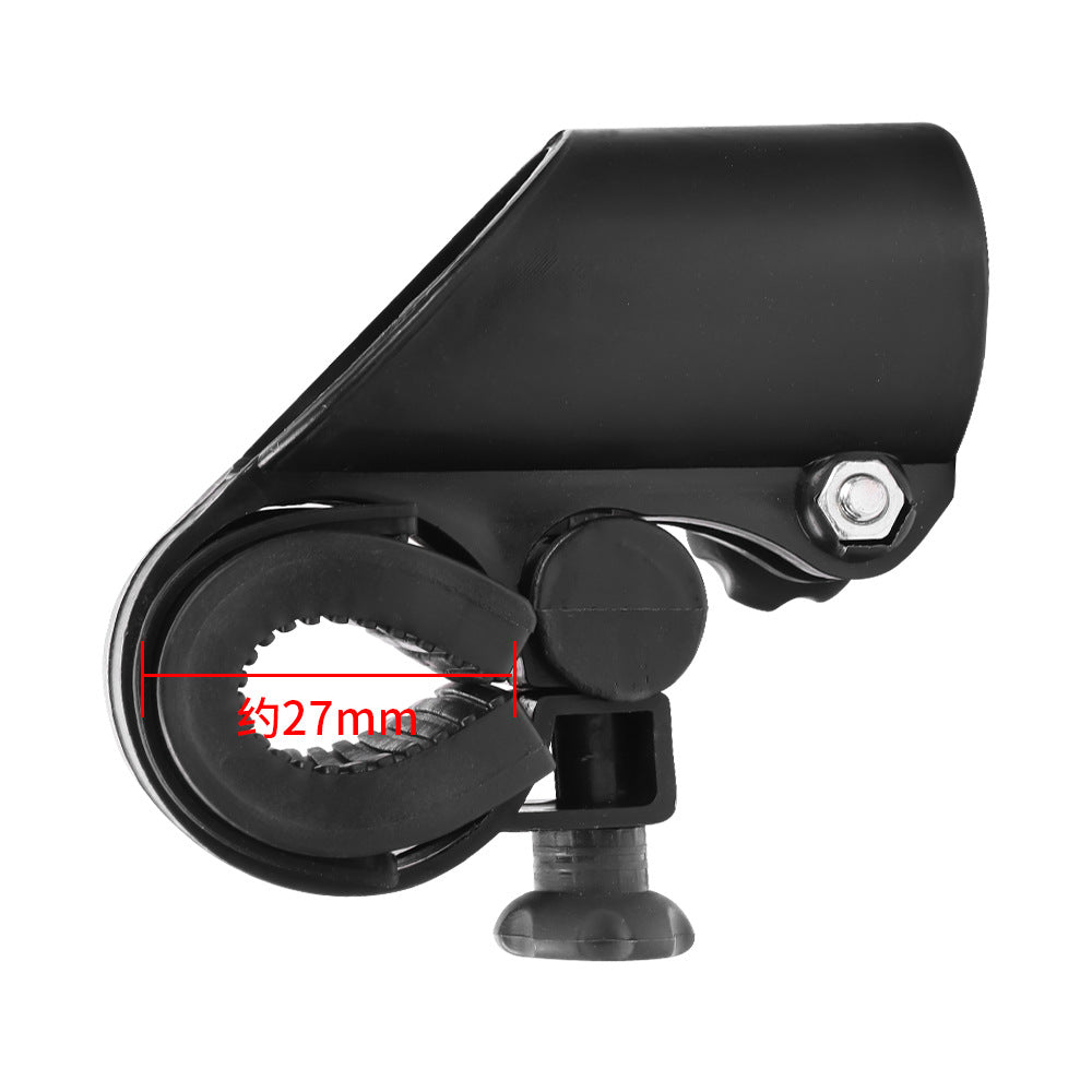 Bicycle Lamp Bracket Mountain Bicycle Lamp Bracket Bicycle Cycling Fixture [Gun-Type Light Clip]