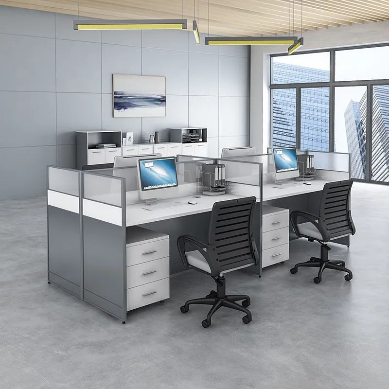Wood Table Office Furniture co-working area