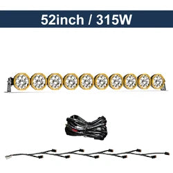 Auto Parts Accessories Barra Led Hilites Offroad Truck 4x4 Splicing Modular Led Light Bar Off Road for Ford F150