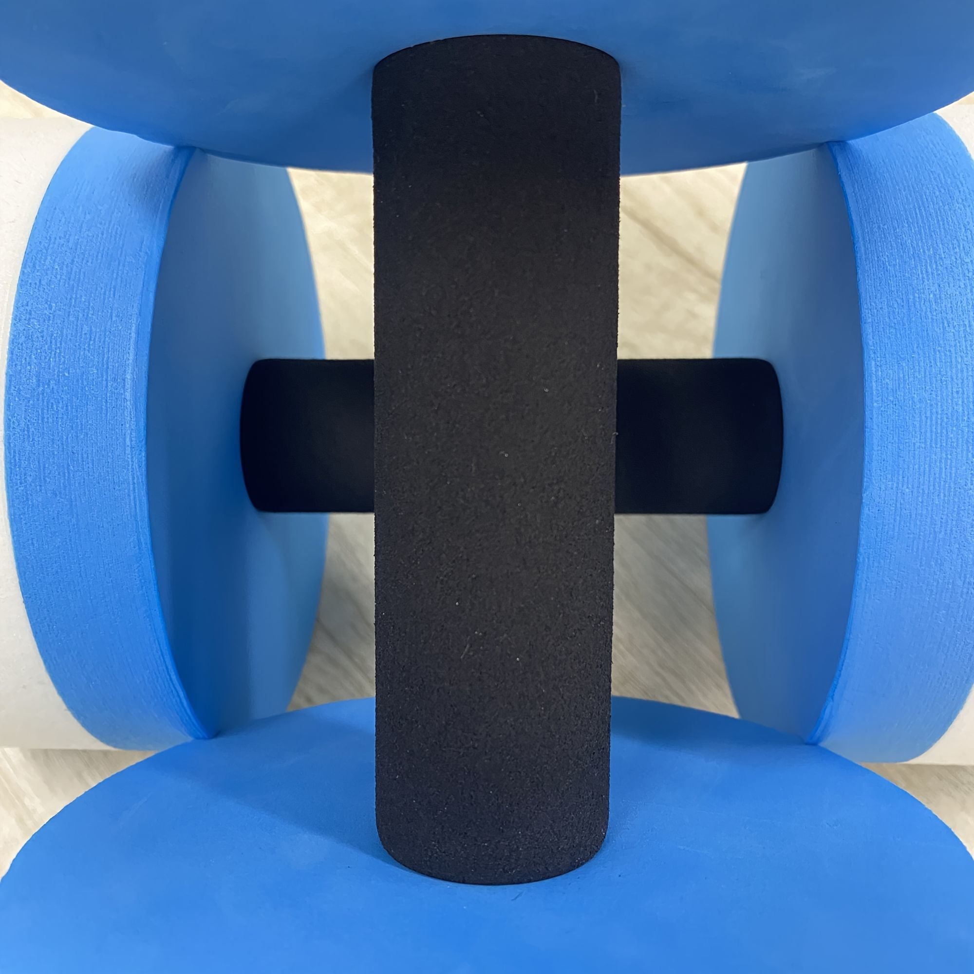 2-Pack Water Fitness Barbell, EVA Foam Dumbbell for Water Aerobic Exercise, Universal PE Material