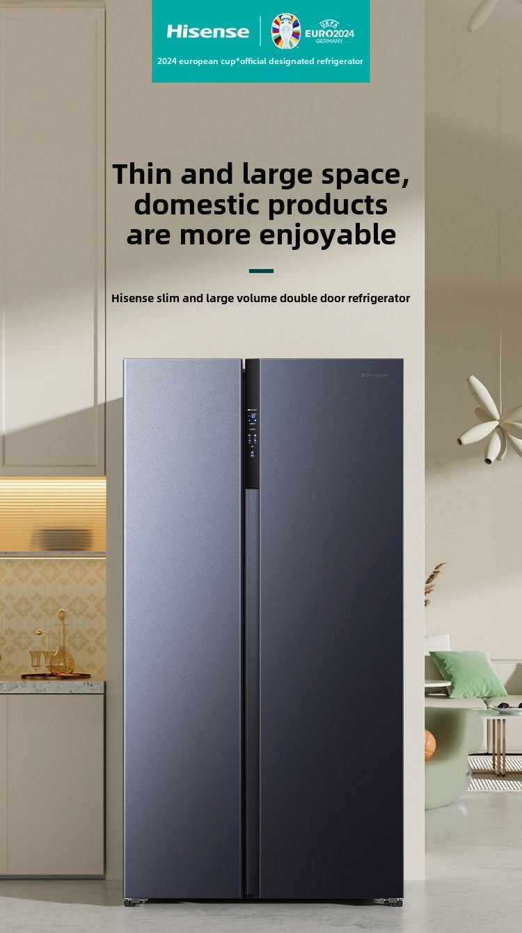 Hisense 550L Side-by-Side Large Capacity Frost-Free Inverter Energy-Saving Antibacterial Refrigerator