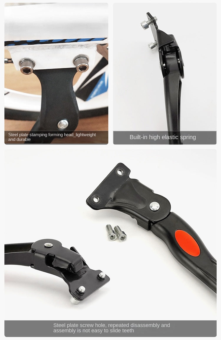 Bicycle Kickstand Center Mount Bike Stand Universal Mountain Bike Road Bike Foot Support Outdoor Cycling Gear Parking Bracket