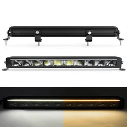 Светодиодные габаритные огни ECE R112 R10 R7, однорядные, белые, 22'' 32'' 42'', с маркировкой E, дневные ходовые огни, 12 В 24 В, для автомобилей. 