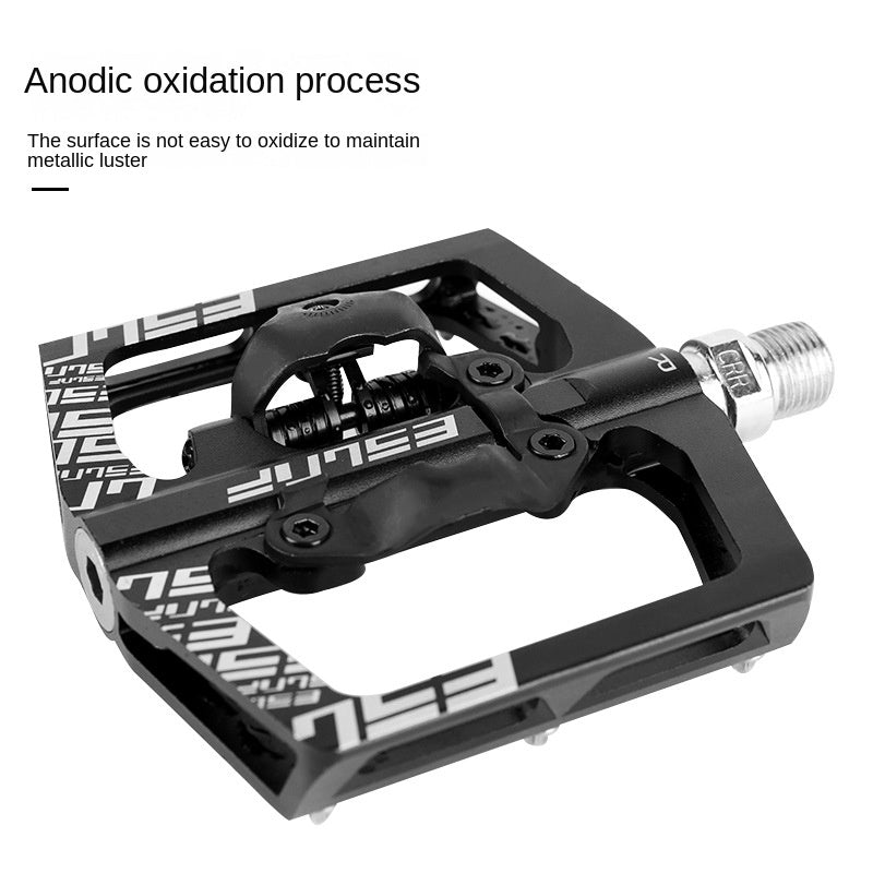 Bicycle Peilin Pedal Mountain Bicycle Lock Tread Dual-Use Aluminum Alloy Pedal Bearing Cycling Fitting