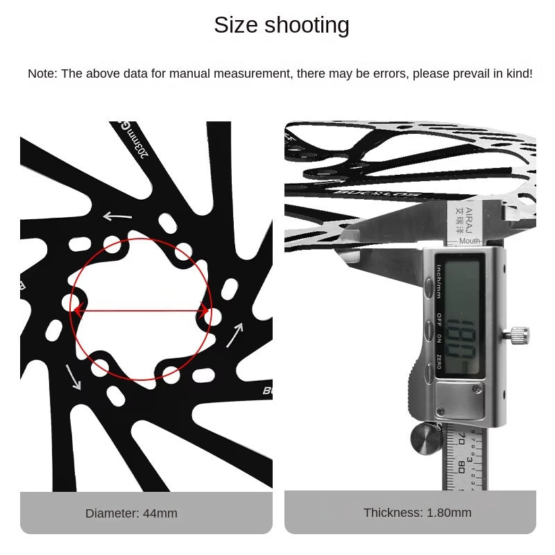 Bicycle Disc Brake Cooling Hydraulic Brake Rotor 6 Bolt