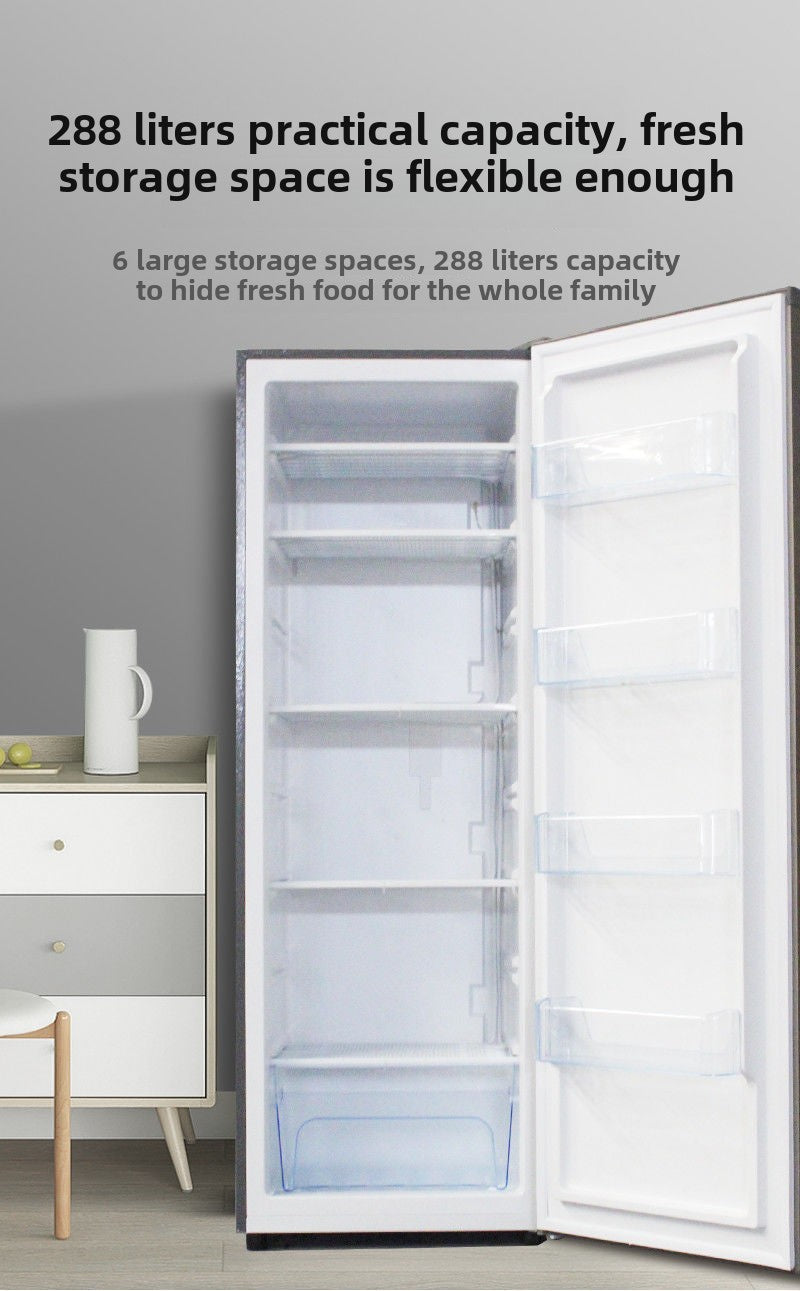 Frestec 288L Vertical Type Cabinet Freezer First-Class Large Capacity Drawer Type Genuine Goods Vertical Freezer BD-288LKAT