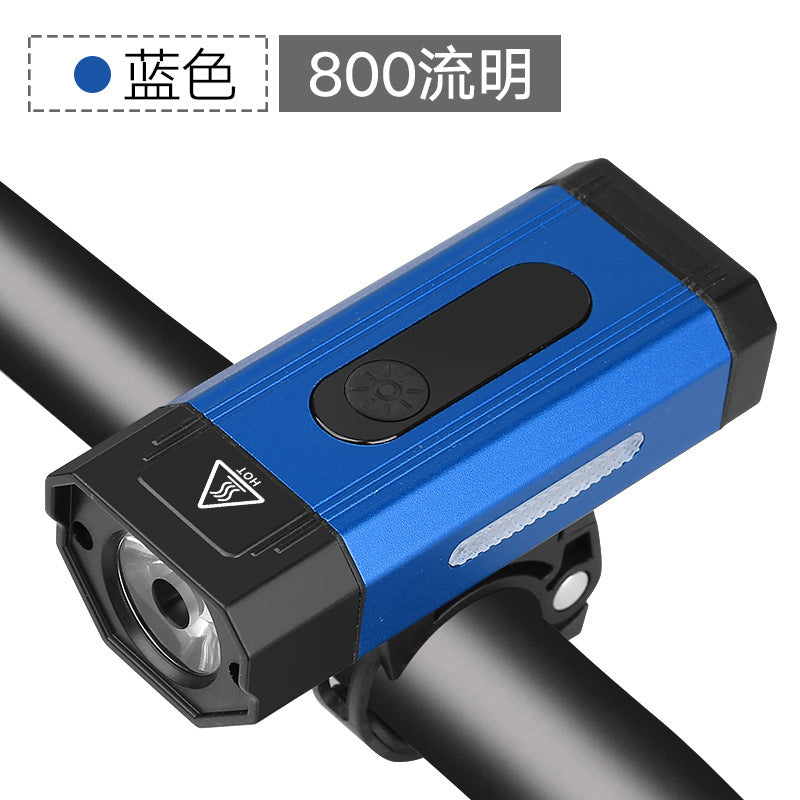 New 800 Lumen Bicycle Headlight Mountain Bike USB Bright Headlight Bicycle Cycling Fixture and Fitting Bk001