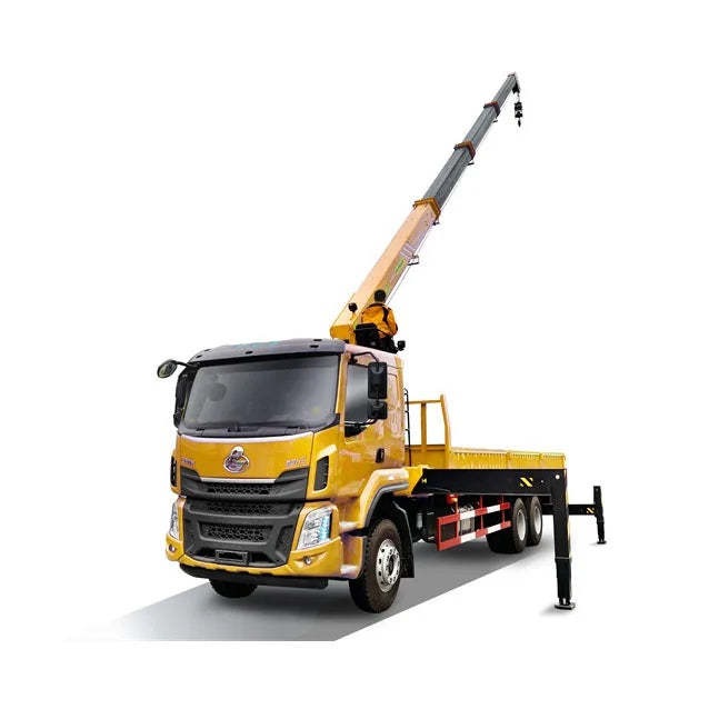 Factory Direct Sales Customizable Colors H5 6*4 Truck with Crane New Diesel Manual Dump Truck Euro 5 Emission Standard
