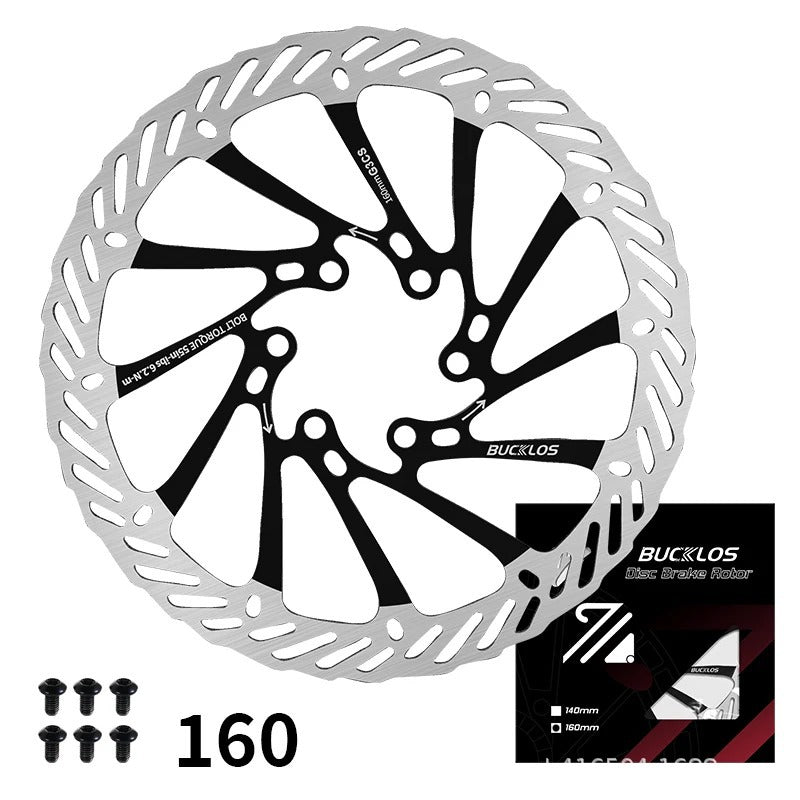 Bicycle Disc Brake Cooling Hydraulic Brake Rotor 6 Bolt