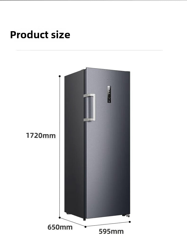 Ronshen 240 L Vertical Cabinet Freezer First-Class Frequency Conversion Frost-Free Sterilization Pure Flavor Breast Milk Drawer BD-240WPRSY