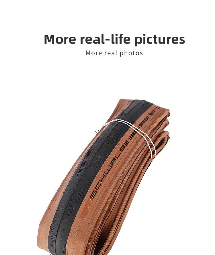 Schwalbe One Road Bike 700x25C 28C Vacuum Folding Puncture-Resistant Bronze Tire