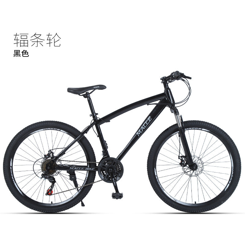 Wholesale Mountain Bike Adult Outdoor off-Road Shock Absorption Variable Speed Bicycle 26-Inch Bicycle Student Bicycle
