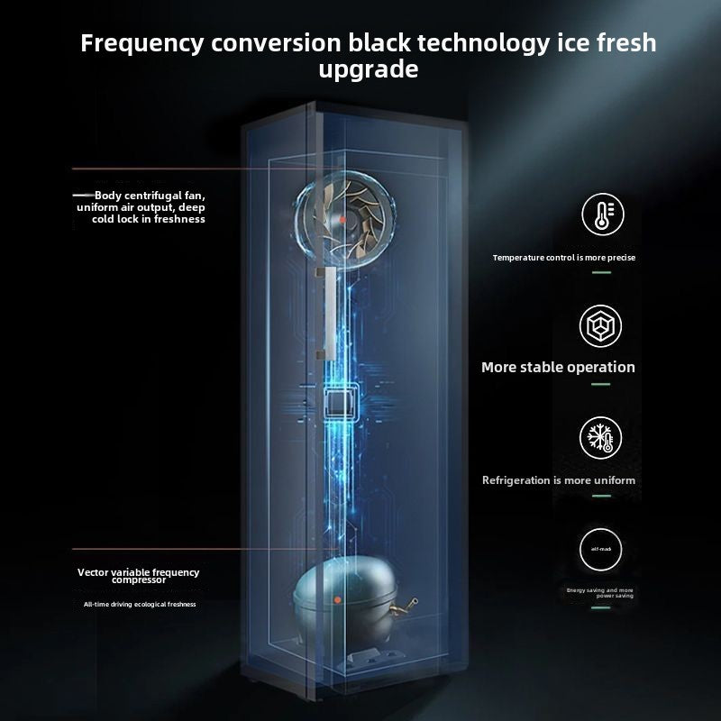 Meiling 381/311 Liter Upright Freezer Frost-Free Chest Freezer Household Drawer Large Capacity Commercial Direct Cooling 118 Liters