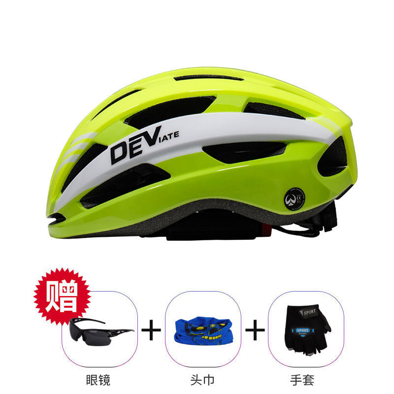 DEVIATE Integrated Bicycle Riding Helmet Bicycle Helmet Bicycle Helmet Universal