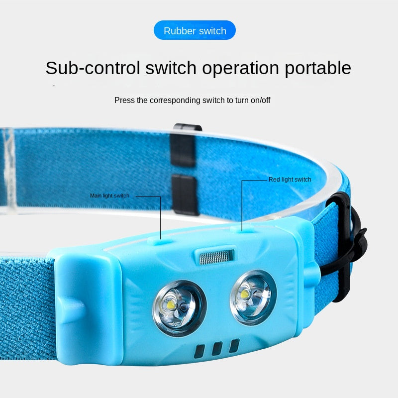 Headlight Strong Light USB Charging Super Bright Head-Mounted Lighting Led Ultra-Long Life Battery Night Fishing Waterproof Outdoor Run Light