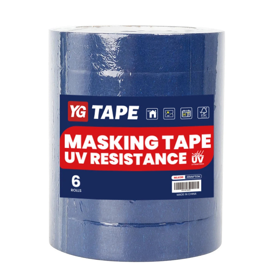 High Temperature Automotive Painting Adhesive Tape Roll Crepe Paper Masking Tape