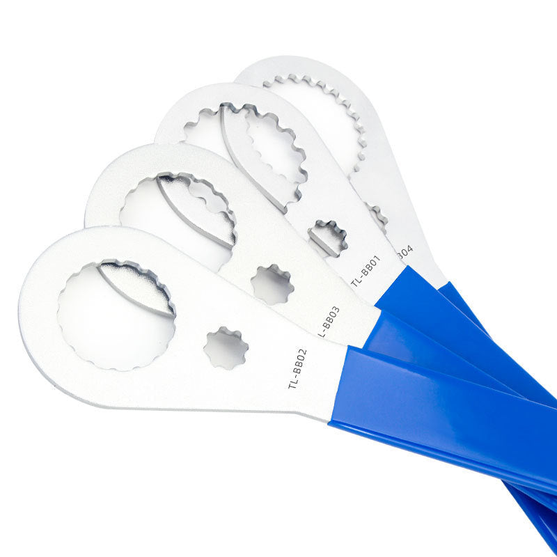 Mountain Bike Road Bike Central Shaft Wrench for Dismantling Integrated Tooth Plate BB Wrench Installation Car Repair Tools