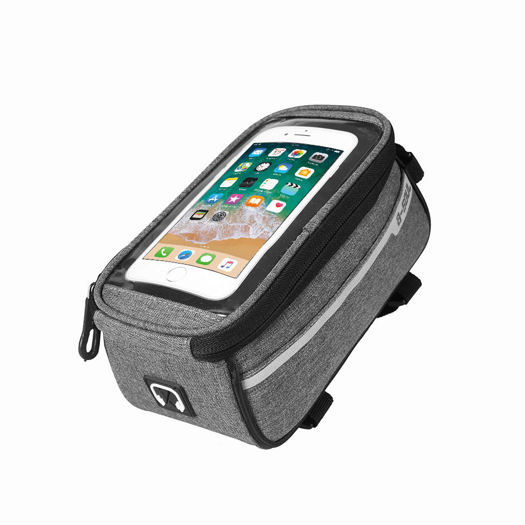 Customized Mountain Bicycle Bag Front Beam Bag Bicycle Bag Highway Front Bag Cycling Fixture Saddle Bag Upper Tube Bag