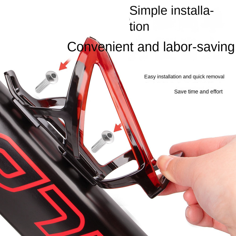 Bicycle Colorful Gradient Water Bottle Cage Bicycle Cup Holder Mountain Highway Vehicle Cup Holder Outdoor Cycling Fixture