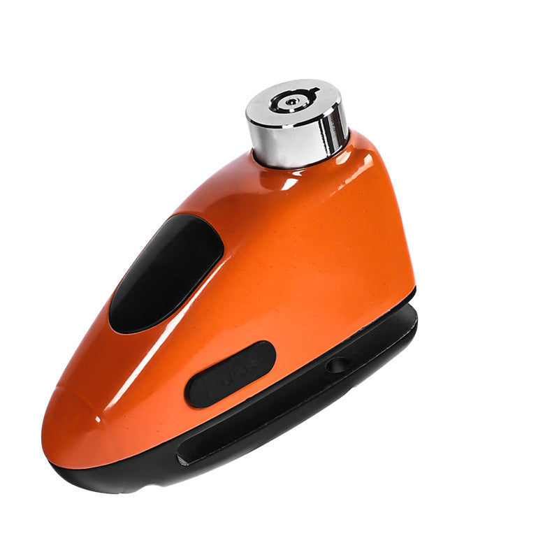 Bicycle Lock Mountain Bike Waterproof USB Charging Alarm Lock Motorcycle Convenient Security Lock Electric Car Disc Brake Lock