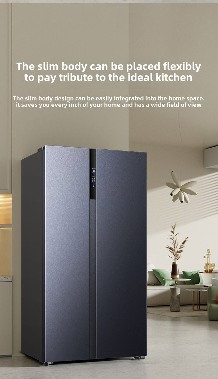 Hisense 550L Side-by-Side Large Capacity Frost-Free Inverter Energy-Saving Antibacterial Refrigerator