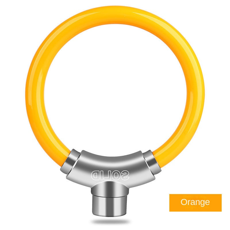 21 Bicycle Lock Cycling Fixture Circular Lock Anti-Theft Cable Lock Mountain Highway Vehicle Portable Bicycle Ring Lock