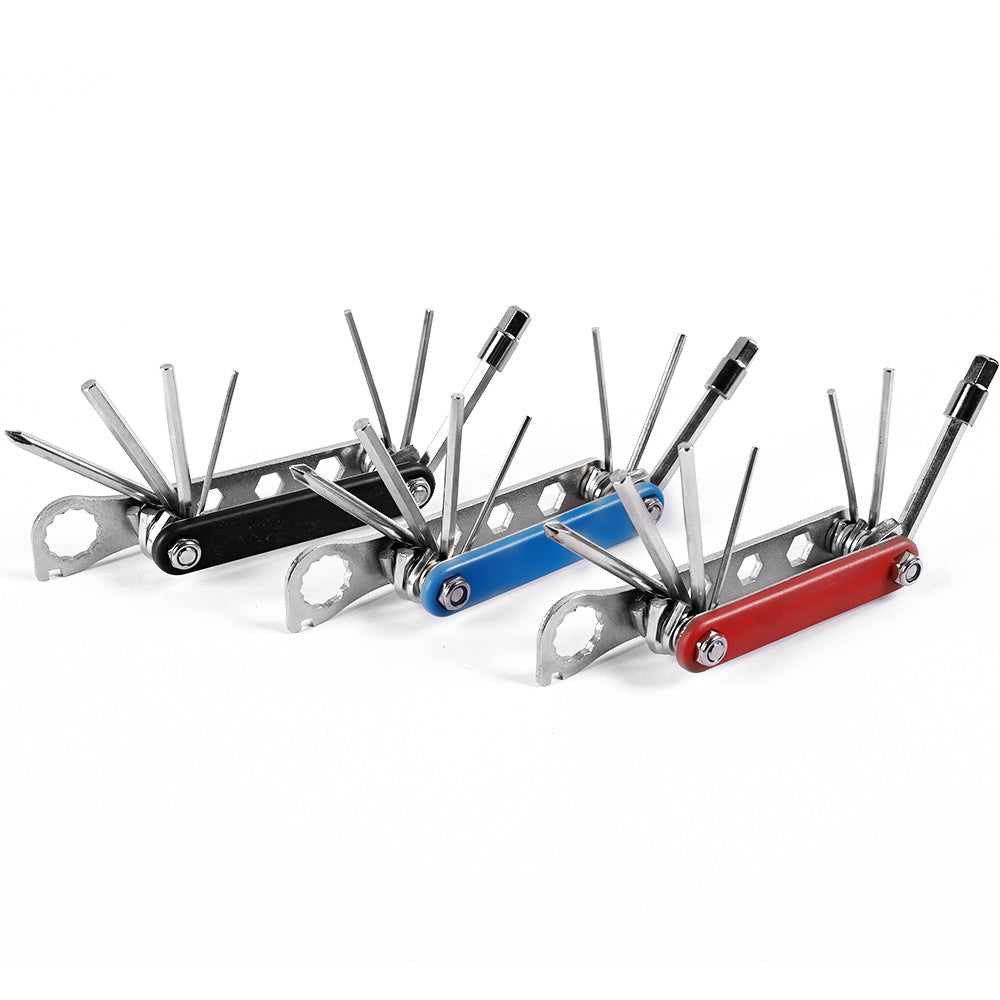 Bicycle Repair Tools Road Bike Car Repair Tools Outdoor Cycling Multifunctional Wrench Mountain Bike Tire Repair Kit