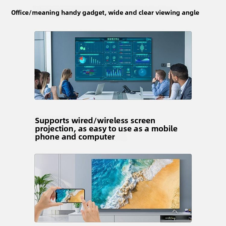 2025 Model TV for Home Use Large Screen Frameless Full Screen Genuine Ace KTV 55/65/75/85/ 100inch