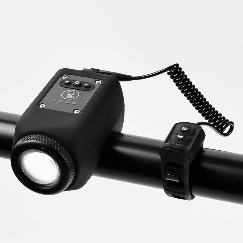 Bicycle Light Road Bike High Score Shell Horn Light Outdoor Cycling Waterproof USB Lighting Lamp Mountain Bike Headlight