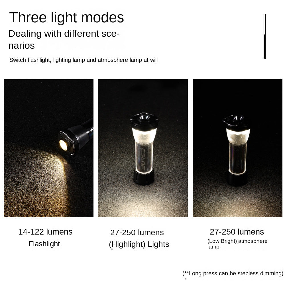 Factory Customized Outdoor Lighthouse Camping Lantern Outdoor Lighting LED Light Camp Ambience Light Portable Emergency Flashlight