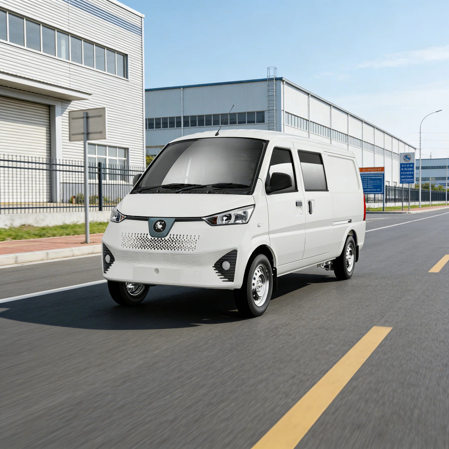 Dongfeng for V2 Spacious 5 Seat Electric Van RHD LFP Battery 252km Range 50-100KW Power Light EV Special Offer