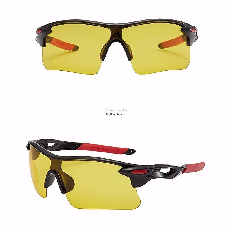 New Outdoor Driving Cycling Athletic Glasses Clear Night Vision Glasses Anti-High Beam Glasses Sunglasses Driver Glasses