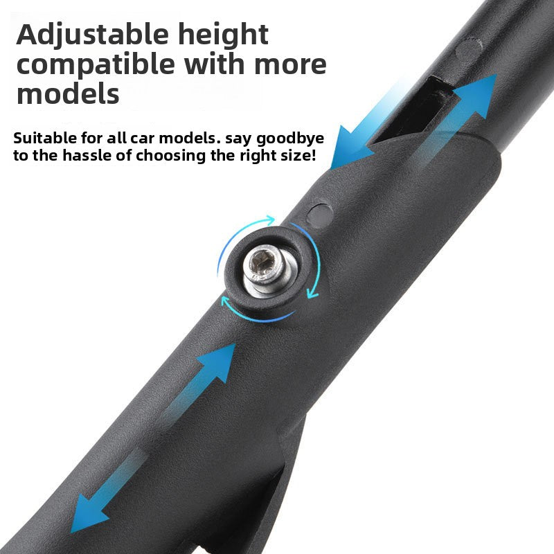Ebike 2-Hole Kickstand Thickened Adjustable, MTB Aluminum Side Stand Double Hole