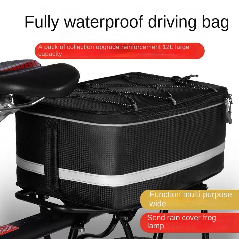 Merida Universal Driving Bag Backseat Bag Electric Car Hanging Storage Bag Mountain Bike Rear Rack Carry Bag
