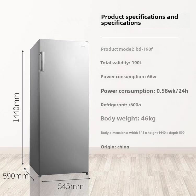 High-Quality Export 260L Frost-Free Chest Freezer for Home Use, Vertical Freezer, Drawer-Freezer, Breast Milk Energy-Saving