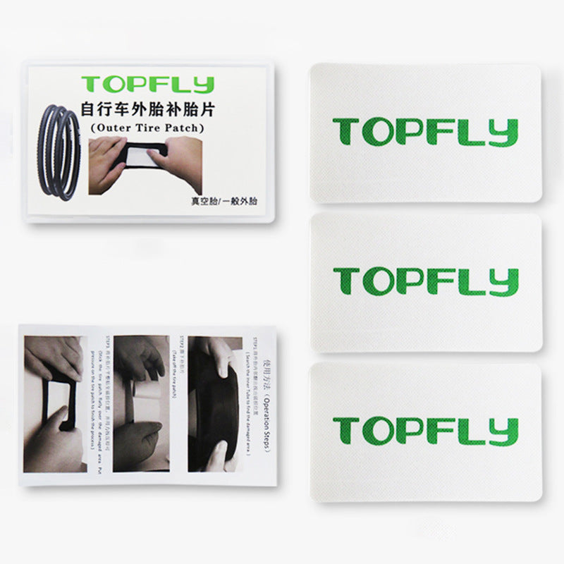 Bike Patch Mountain Bike Road Bike Tire Outer Tire Repair Repair Box Glue-Free Riding Repair Tool
