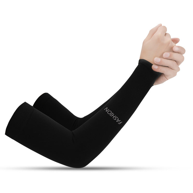 Summer Viscose Fiber Sun-Protection Oversleeves Men's and Women's Outdoor Driving UV-Proof Arm Guard Sun-Proof Thin Breathable Ice Sleeve Wholesale