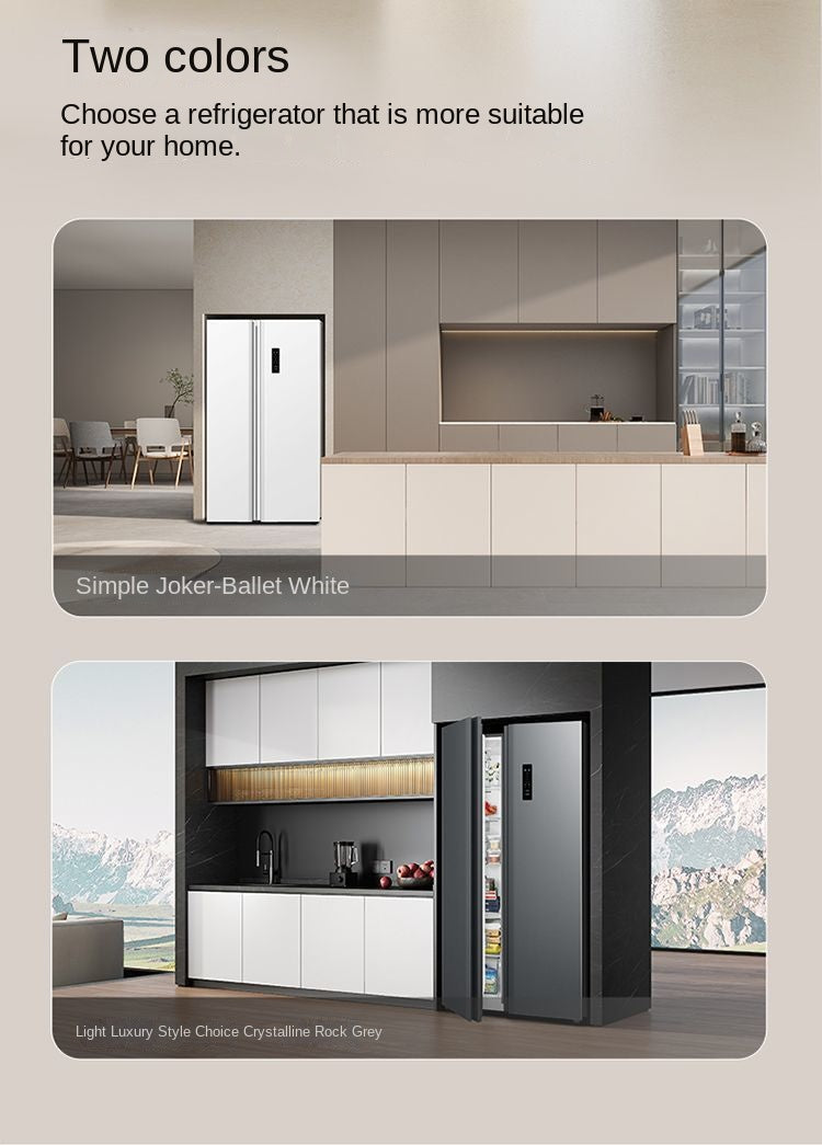 TCL Ion Fresh Refrigerator Large Capacity Double-Door Double Cycle Air Cooling Frostless Energy-Saving Frequency Conversion Double Door Refrigerator