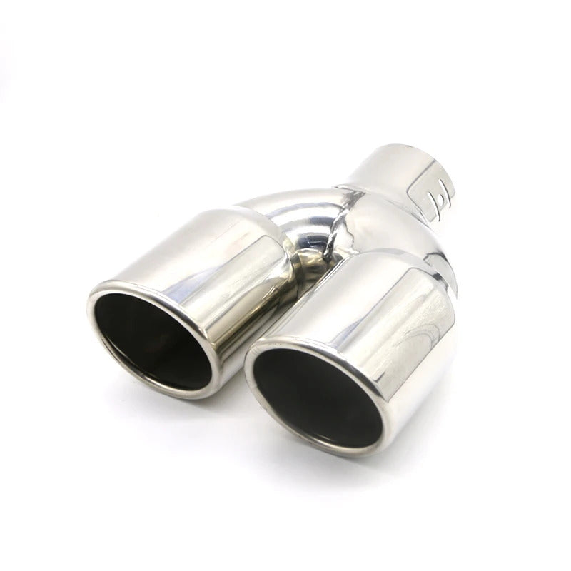 Lihong A1999 Polished Stainless Steel Dual Auto Exhaust Tips for Ford Mustang