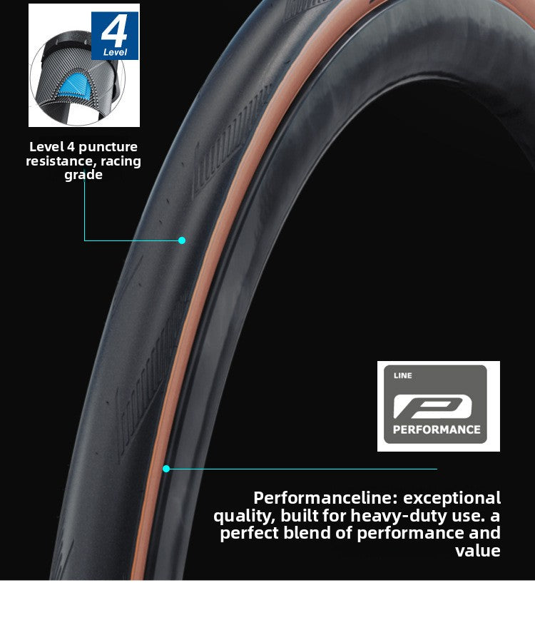 Schwalbe One Road Bike 700x25C 28C Vacuum Folding Puncture-Resistant Bronze Tire