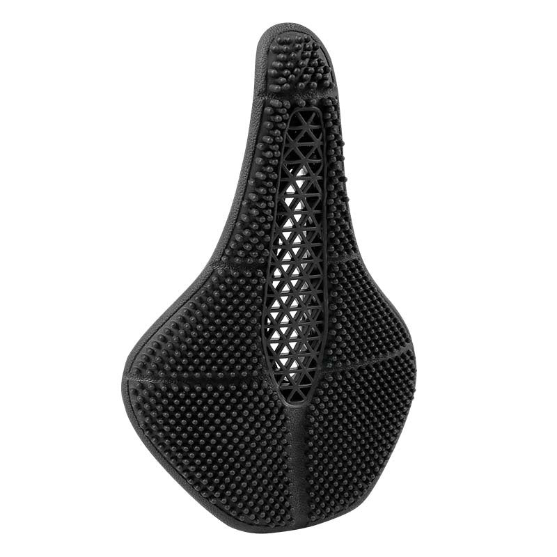 Bike Saddle Road Bike Breathable Shock Absorption Silicone Seat Cushion Outdoor Mountain Bike Riding Saddle Accessories