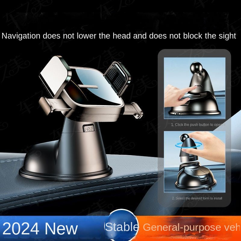 Car Phone Holder Car Navigation Fixed Suction Type Car Universal Gravity Bracket