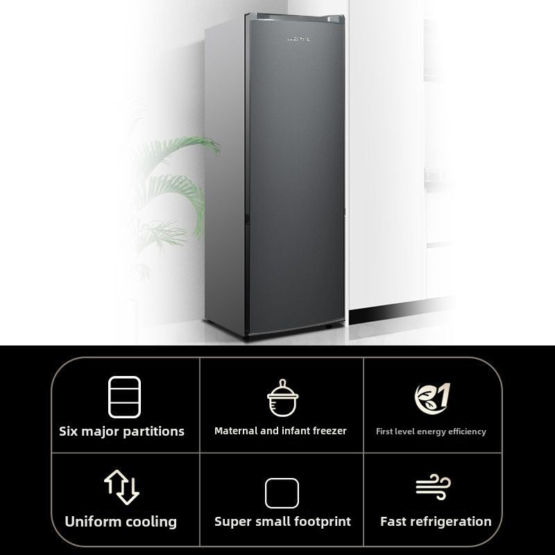 Frestec 288L Vertical Type Cabinet Freezer First-Class Large Capacity Drawer Type Genuine Goods Vertical Freezer BD-288LKAT