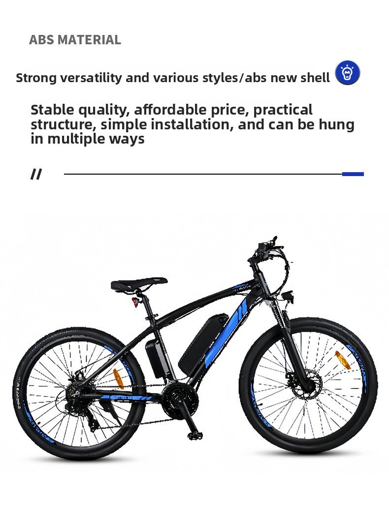 ALX149B Ebike Battery Box with Lock, MTB Lipo Down Tube Housing, ALX149B Battery Plastic Shell