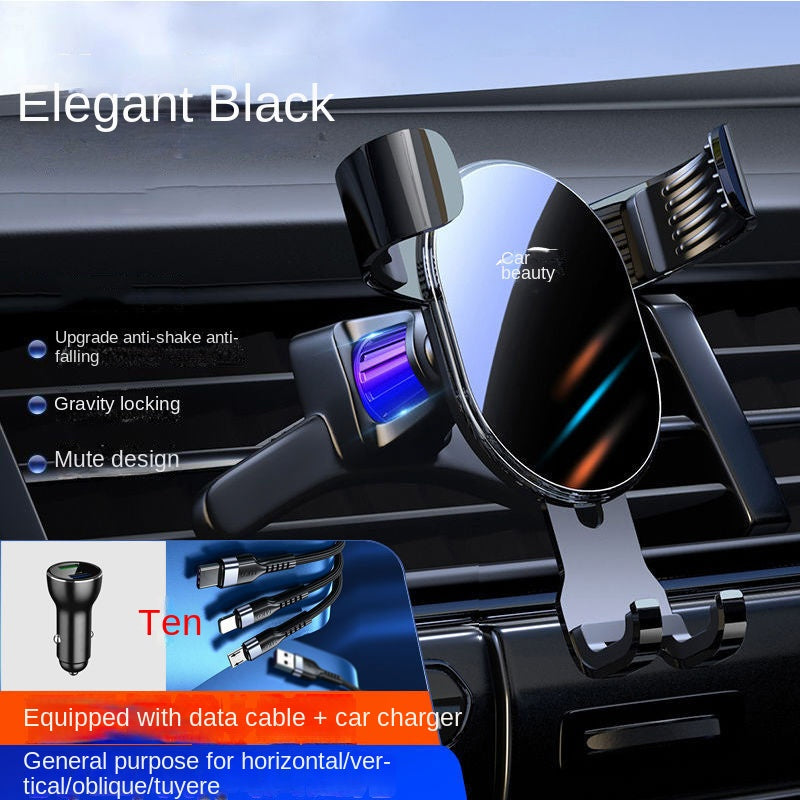 Car Phone Holder Anti-Shake2023New Car Air Outlet Gravity Hook Navigation Special Rack