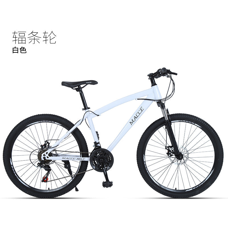 Wholesale Mountain Bike Adult Outdoor off-Road Shock Absorption Variable Speed Bicycle 26-Inch Bicycle Student Bicycle