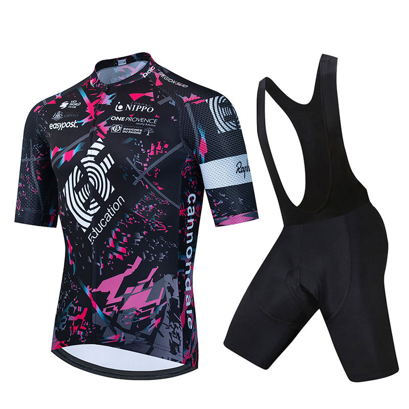 2023ralvpha EF Summer Short Sleeve Cycling Suit Cyclist Top Milk Silk Comfortable Breathable